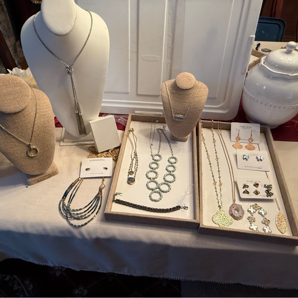 Vintage Park Lane lot 16p necklace earrings impression bracelet euc nwt
